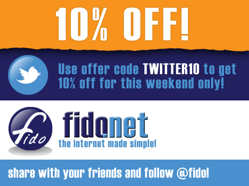 Save 10% with Fido